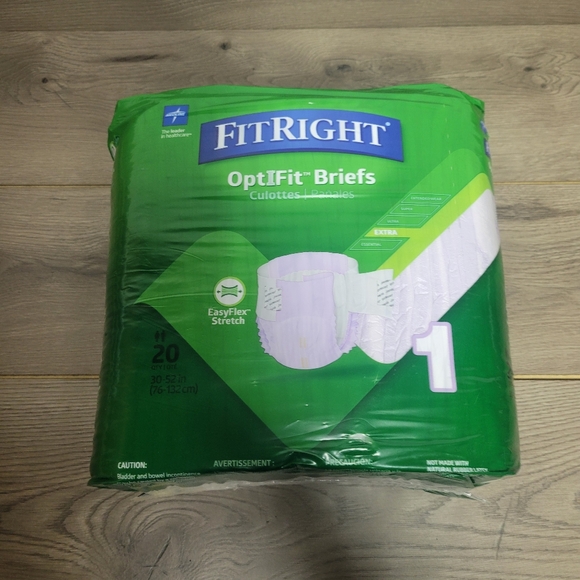 NEW FitRight OptiFit Ultra Incontinence Briefs Ultra 20 - Picture 1 of 5